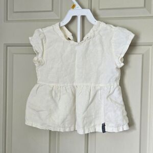 Handmade 100% Linen Shirt Size 3